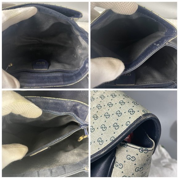 100% Authentic Gucci 1960's Micro GG Monogram Crossbody Bag - Picture 14 of 15